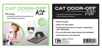 Image showing  Cat Odor-Off Fresh Scent Odor Eliminator Extractor Kit