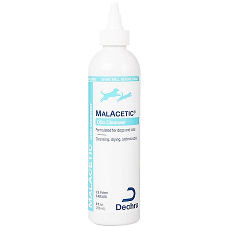 Dechra Malacetic Otic Cleanser for Dogs, Fruit & Citrus Scent, 8 fl. oz.
