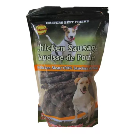 Masters Best Friend Chicken Sausage Dog Treats 1 lb. Dog Jerky Treats