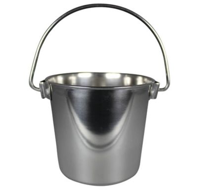 Image showing  Pail Round Dishwasher Safe Stainless Steel Dog Bowl with Rivets, 36 Cups, 1 pk.