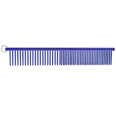 Resco Combination Pet Comb with 1 in. Pins, 6.8 in., Blue, 008RPP-00206