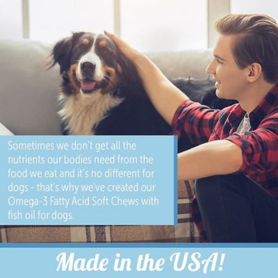 Image showing  Omega-3 Soft Chew Skin and Coat Supplement for Small to Medium Dogs, 0.8 lb., 60 ct.