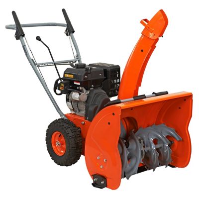 YARDMAX 24 in. Self-Propelled Gas 212 cc Two Stage Snow Blower with Electric-Start -  YB6270