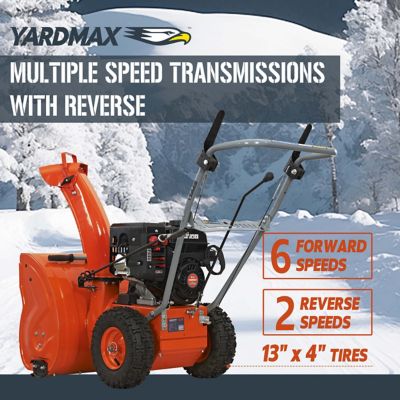 Image showing 9 th YARDMAX 24 in. 212cc 2-Stage Gas Snow Blower