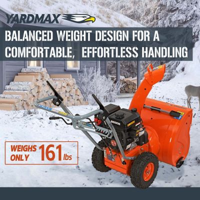 Image showing 10 th YARDMAX 24 in. 212cc 2-Stage Gas Snow Blower