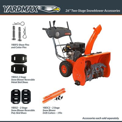 Image showing  E-Start 26 in. 2-Stage Gas Snow Blower
