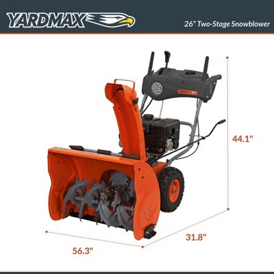 Image showing  E-Start 26 in. 2-Stage Gas Snow Blower