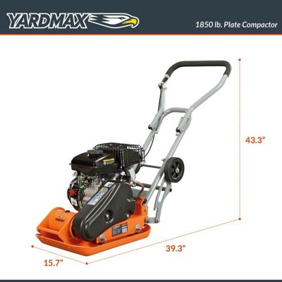 Image showing  2.5 HP 79cc Recoil Plate Compactor, 60 kg