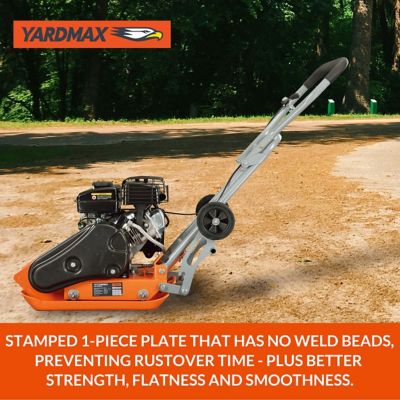 Image showing 8 th YARDMAX 2.5 HP 79cc Recoil Plate Compactor, 60 kg