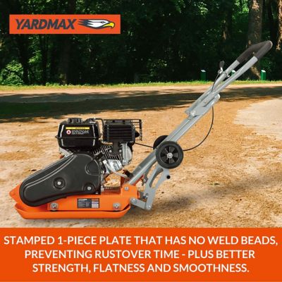 Image showing 8 th YARDMAX 6.5 hp 196cc Plate Compactor, 60kg