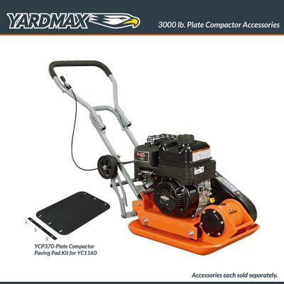 Image showing  6.5 HP 208cc Plate Compactor, 90 kg