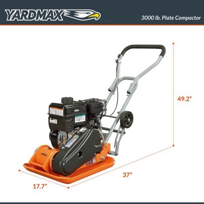 Image showing  6.5 HP 208cc Plate Compactor, 90 kg