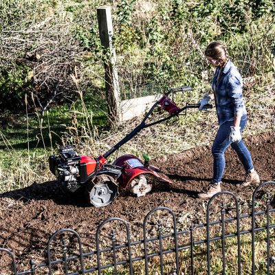 Image showing 8 th Earthquake 17 in. 99cc Pioneer Dual-Direction Rear-Tine Gas Tiller