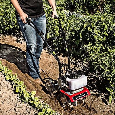 Image showing  6.1 in. 4-Tine Gas-Powered 33cc 2-Cycle Cultivator with Viper Engine
