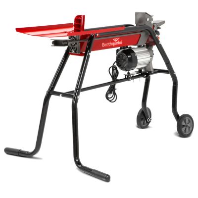 Earthquake 5-Ton Corded Electric Horizontal W500 Log Splitter with Stand, 1,500W 15A Motor