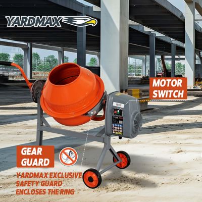 Image showing 7 th YARDMAX 1.6 cu. ft. Concrete Mixer