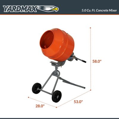 Image showing  5.0 cu. ft. Concrete Mixer