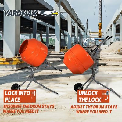 Image showing 7 th YARDMAX 5.0 cu. ft. Concrete Mixer