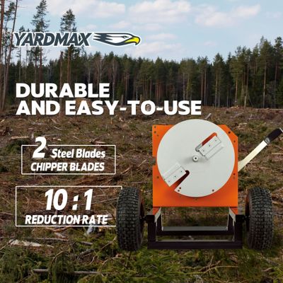 Image showing 7 th YARDMAX 3 in. Diameter 208cc Gas 6.5 HP Wood Chipper Shredder