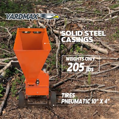 Image showing 8 th YARDMAX 3 in. Diameter 208cc Gas 6.5 HP Wood Chipper Shredder