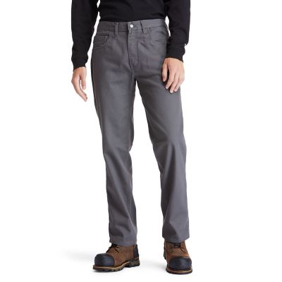 Timberland PRO Men's Straight Fit Ironhide Flex Canvas 5-Pocket Work Pants