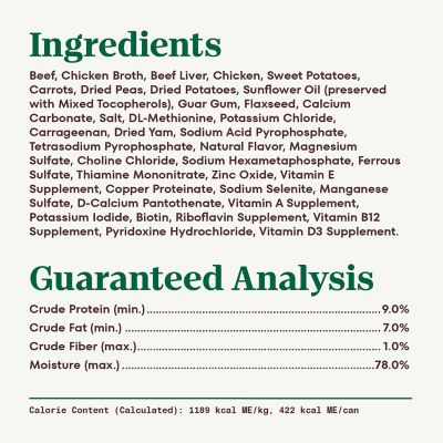 Image showing 9 th Nutro Premium Loaf Tender Beef, Sweet Potato & Carrot Recipe Wet Dog Food, 12.5 oz.