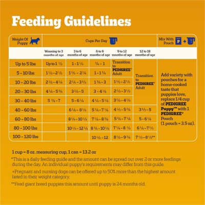 Image showing 7 th Pedigree Puppy Growth & Protection Steak and Vegetable Flavor Dry Dog Food