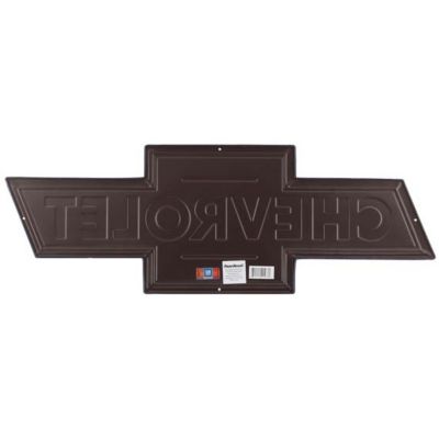 Image showing  Blue Bowtie Logo Tin Metal Wall Art Sign, 28 in.