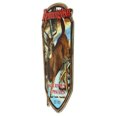Image showing  Rustic Rifles and Pistols Embossed Metal Sign, 13 in. x 8.68 in.