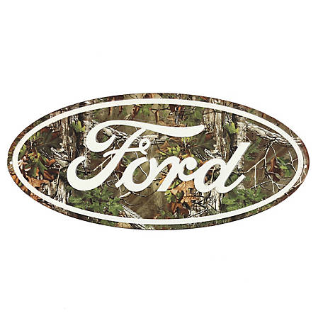 Recycled Tin Metal OVAL FORD Sign Gas Oil Garage Man Cave Home Decor
