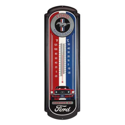 Ford Mustang Oversized Thermometer, 8.5 in. x 27 in.