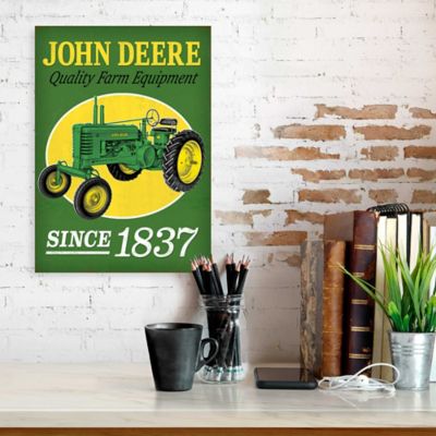 john deere tractor antique new tractors wall coat rack 