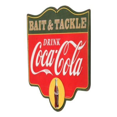 Image showing  Bait and Tackle Embossed Tin Sign, 14 in. x 12 in.