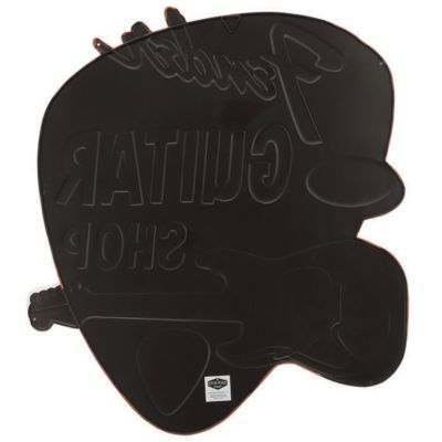 Image showing  Guitar Shop Embossed Tin Sign, 23 in. x 25.83 in.