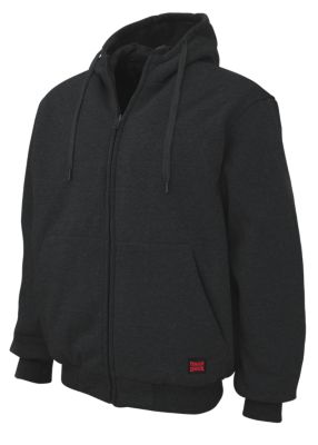 Tough Duck Jersey Zip-Front Hoodie Sweatshirt