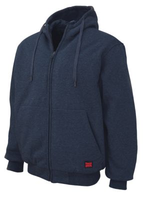 Image showing 0 th Tough Duck Jersey Zip-Front Hoodie Sweatshirt