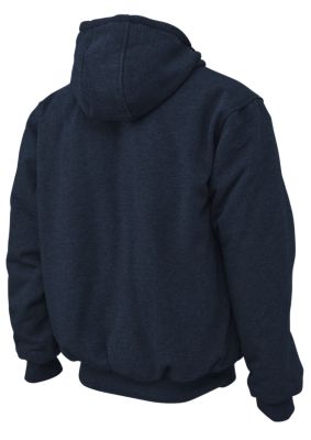 Image showing 1 th Tough Duck Jersey Zip-Front Hoodie Sweatshirt