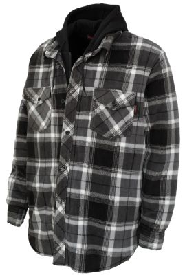Tough Duck Insulated Fleece Jac-Shirt, 4 oz. Sleeve Lining