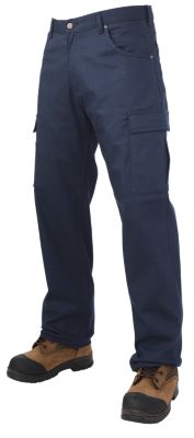 Image showing 0 th Tough Duck Men's Relaxed Fit Mid-Rise Flex Twill Cargo Work Pants