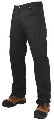 Tough Duck Men's Relaxed Fit Mid-Rise Flex Twill Cargo Work Pants