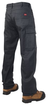 Image showing 1 th Tough Duck Men's Relaxed Fit Mid-Rise Flex Twill Cargo Work Pants