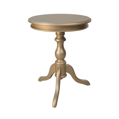 Carolina Chair & Table Gilda Side Table, Champagne