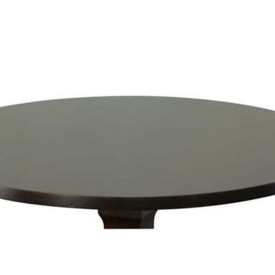Image showing  Carson Round Pedestal Table for 4 People, Black