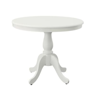 Image showing  Fairview Round Pedestal Dining Table for 4 People, Antique Finish