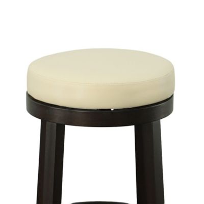 Image showing  Era Swivel Counter Stool, 24 in., Gray/Espresso