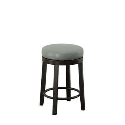Image showing  Era Swivel Counter Stool, 24 in., Gray/Espresso