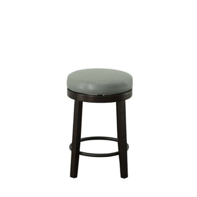 Image showing  Era Swivel Counter Stool, 24 in., Gray/Espresso