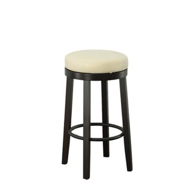 Image showing  Era Swivel Bar Stool, 30 in., Cream/Espresso