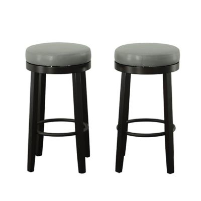 Image showing  Era Swivel Bar Stool, 30 in., Cream/Espresso
