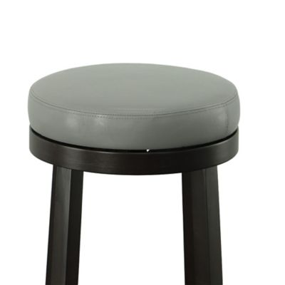 Image showing  Era Swivel Bar Stool, 30 in., Cream/Espresso